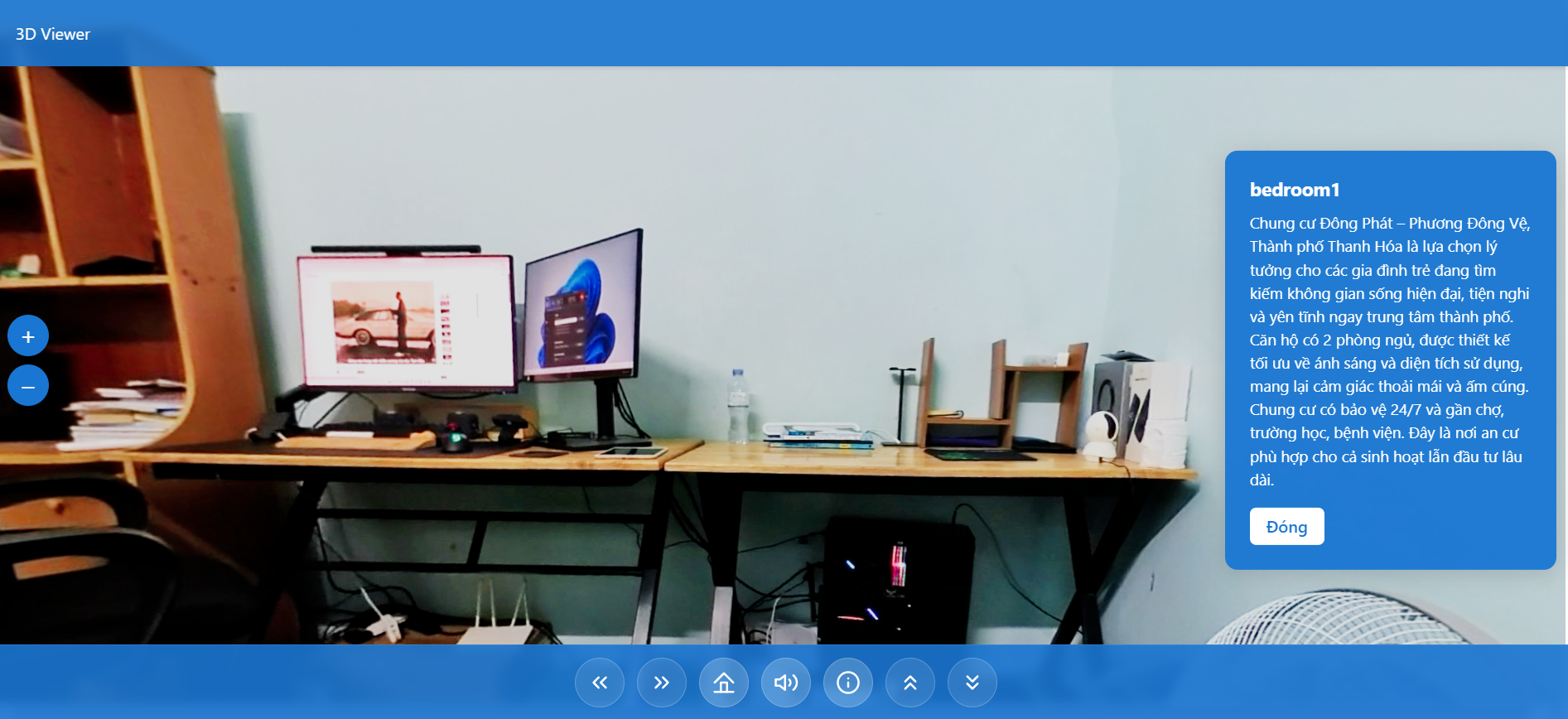 Website Tham quan thực tại ảo VR - Hình 1