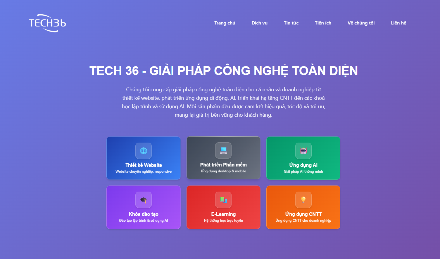 Website Giới thiệu chuyên nghiệp - Hình 1
